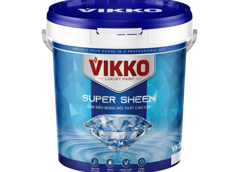 Sơn siêu bóng nội thất cao cấp Vikko